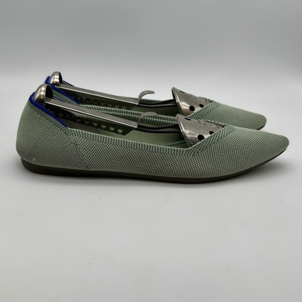 Rothy's‎ The Point Limited Edition Mint Green Washable Comfort Flats Womens 7